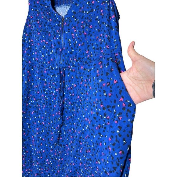 Torrid Mini Challis Zip Front Shirt Dress Size 0 - Picture 5 of 9